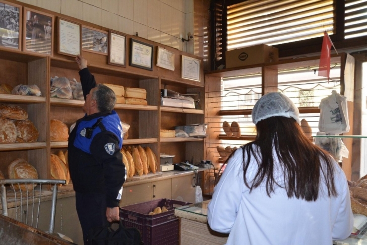 Kuşadası’nda Yılbaşı Öncesi Fırın Ve Kasaplarda Denetim