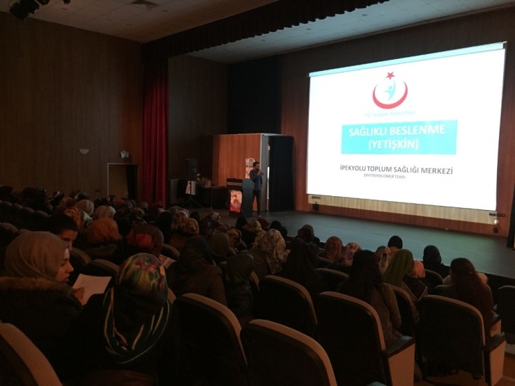 İpekyolu Belediyesinden “Yeterli, Dengeli Beslenme Ve Obezite” Semineri