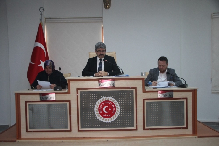 Bilecik İl Genel Meclisi Olağan Üstü Toplandı
