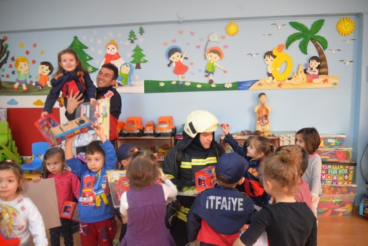 Bozüyük Belediyesi İtfaiye Müdürlüğü’nden Uğur Böcekleri’ne Ziyaret