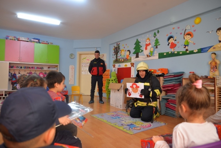 Bozüyük Belediyesi İtfaiye Müdürlüğü’nden Uğur Böcekleri’ne Ziyaret