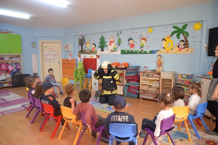 Bozüyük Belediyesi İtfaiye Müdürlüğü’nden Uğur Böcekleri’ne Ziyaret