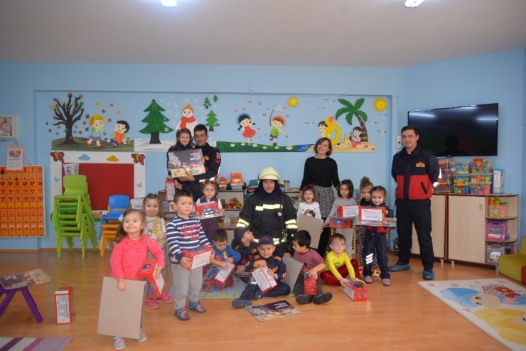 Bozüyük Belediyesi İtfaiye Müdürlüğü’nden Uğur Böcekleri’ne Ziyaret