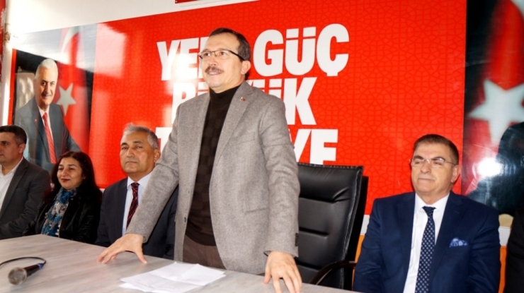 Ak Partili Aydemir, Sarıgöl’de Teşkilatla Buluştu
