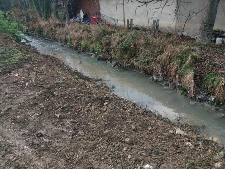 Başkan Duymuş, Sulama Kanalı Tanzim Çalışmalarını Yerinde İnceledi