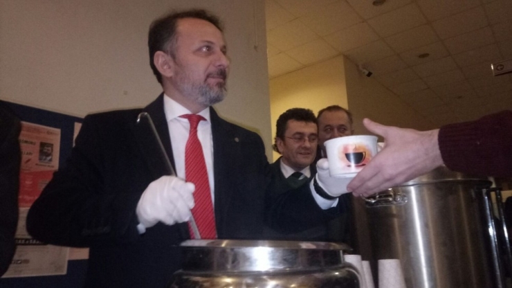 Öğrencilere Çorba İkramı