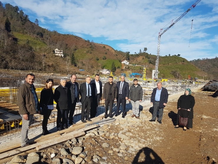 Çaykur’un Organik Çay Fabrikalarının Yapımına Fındıklı’da Başlandı