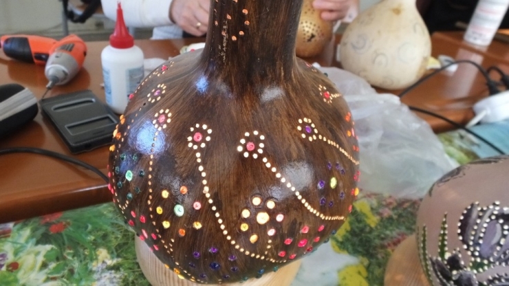 Su Kabakları Kursiyerlerin Elinde Sanat Eseri Oldu