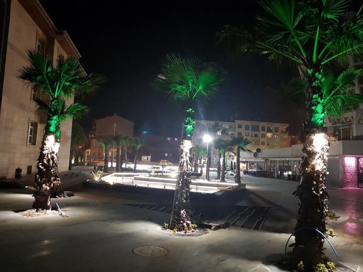 Aydınlatma Çalışması İlçeye Renk Kattı