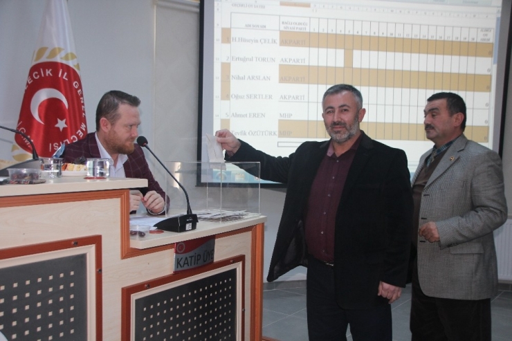 İl Genel Meclisi Denetim Komisyonu Üyeleri Yapılan Oylamayla Belirlendi