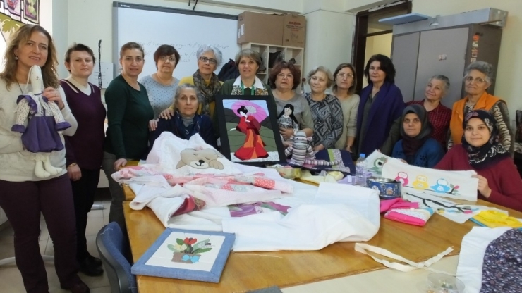 Balıkesir’de Kursiyer Kadınlar Kırkyama Yarışmalarına Katılacaklar