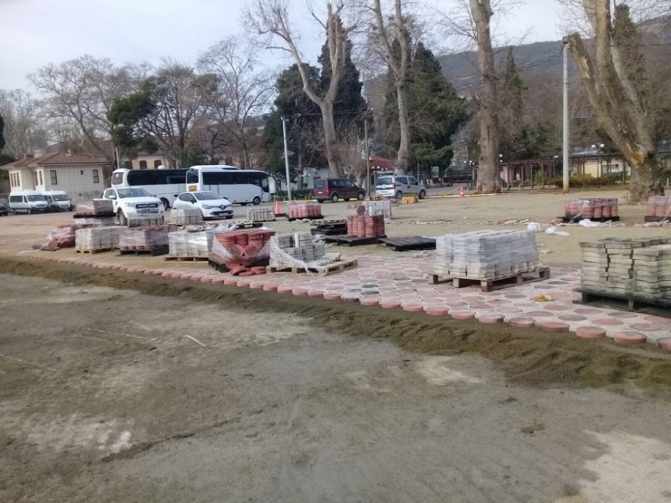 Hereke Sahilinde Otopark Genişletildi