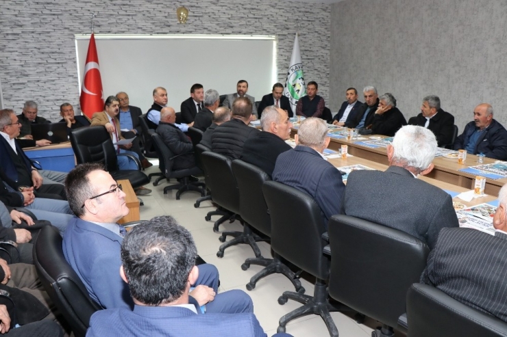 Sarıcaoğlu: “Çalışma Planımızı Muhtarlarımızla Yapıyoruz”