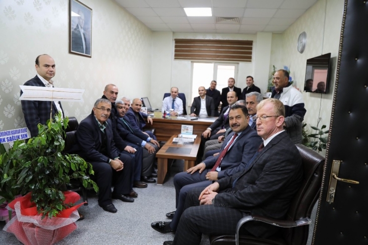 Başkan Kara’dan İl Sağlık Müdüra Demirle Bir Araya Geldi