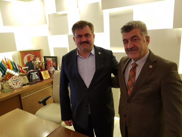 Çaturoğlu, Yığılca Belediye Başkanı Yiğit’i Ziyaret Etti