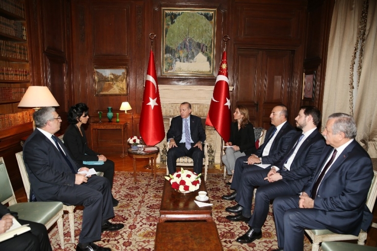 Cumhurbaşkanı Erdoğan, Rachida Dati’yi Kabul Etti