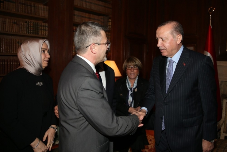 Cumhurbaşkanı Erdoğan, Stephane Teste Ve Josiane Costes’i Kabul Etti