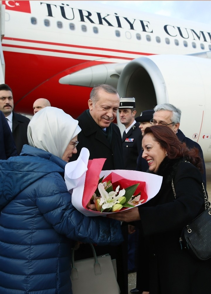 Cumhurbaşkanı Erdoğan, Fransa’da