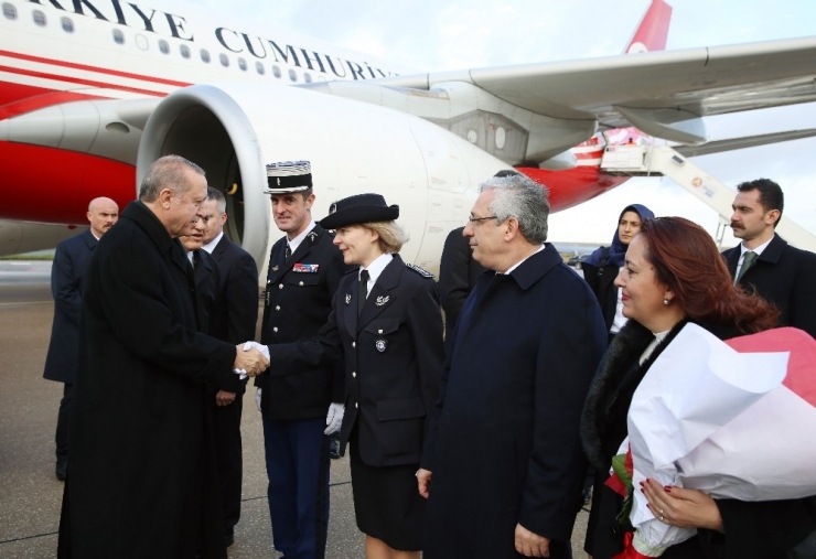 Cumhurbaşkanı Erdoğan, Fransa’da