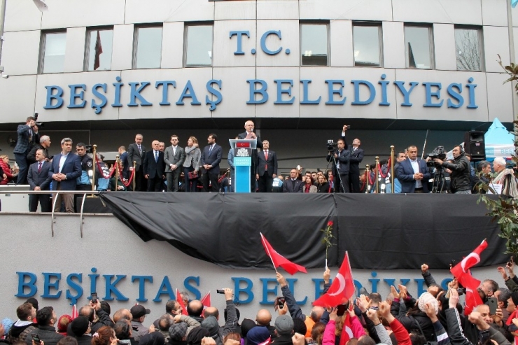 Chp Genel Başkanı Kılıçdaroğlu, Beşiktaş Belediyesini Ziyaret Etti