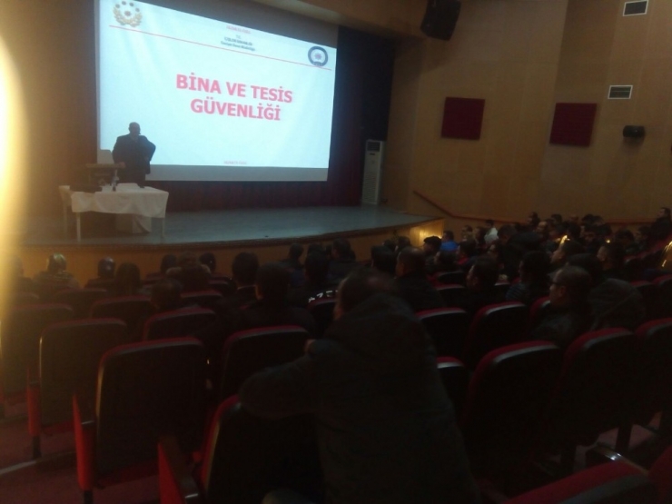 Özel Güvenlik Görevliler Eğitim Verilmeye Başlandı