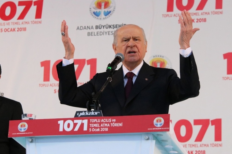 Mhp Lideri Bahçeli Adana’da