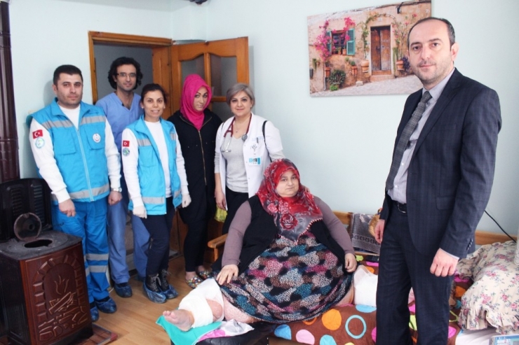 Fil Hastası Kadına Sağlık Müdürlüğü Sahip Çıktı