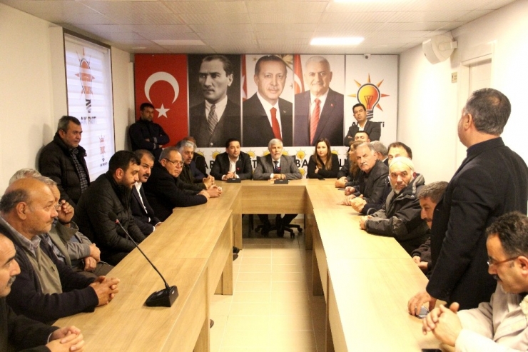 Özkan Ve Tezcan, Ak Parti Mezitli’de Partililerle Buluştu
