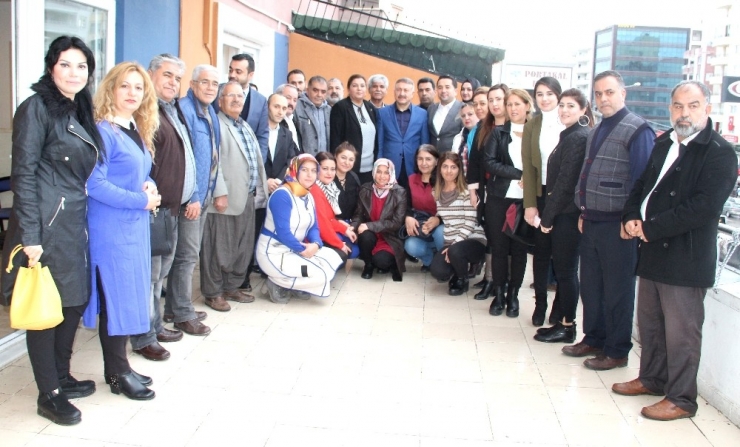 Özkan Ve Tezcan, Ak Parti Mezitli’de Partililerle Buluştu