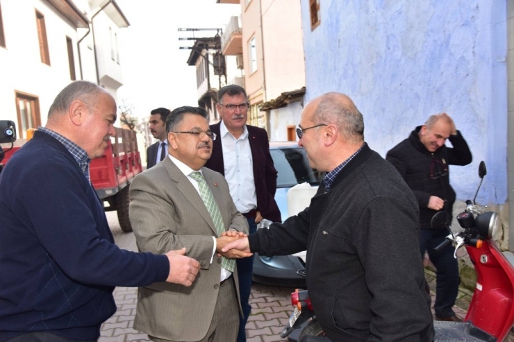 Başkan Yağcı, Osmaneli Esnafını Ziyaret Etti