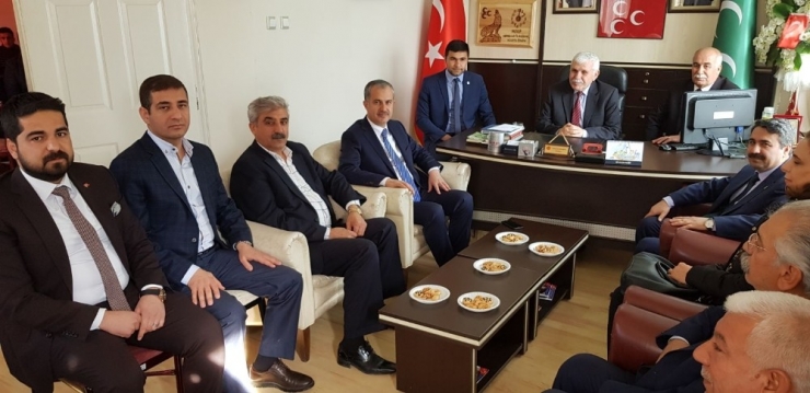 Ak Parti’den Mhp’ye İadeyi Ziyaret