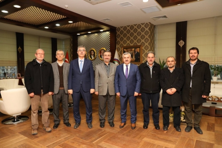 Bilim, Kültür Ve Sanat Derneği Başkan Baran’ı Ziyaret Etti