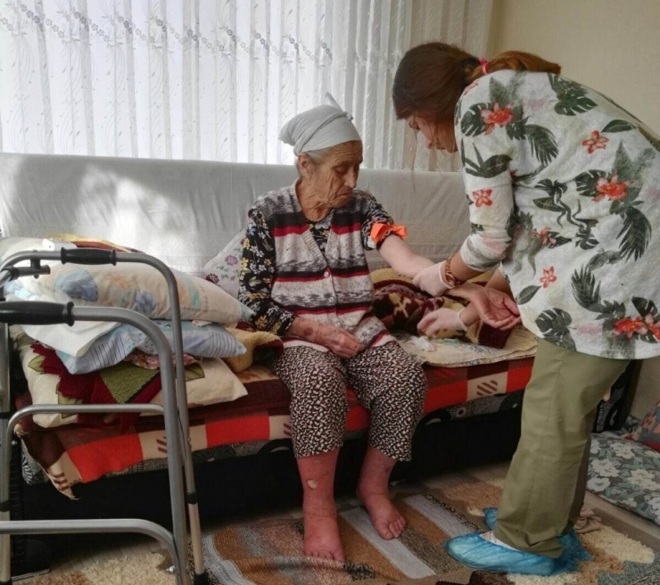 Pınarhisar’da Evde Sağlık Hizmeti Çalışmaları