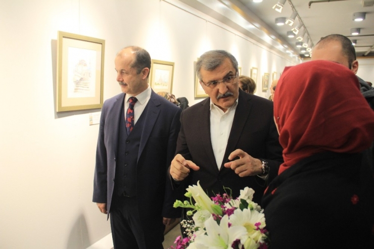 Kudüslü Ressamın Fırçasından “Benim Şehirlerim” Sergisi Sanatseverlerle Buluştu