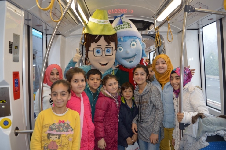Kartepeli Çocuklar Tramvayı Öğrendi