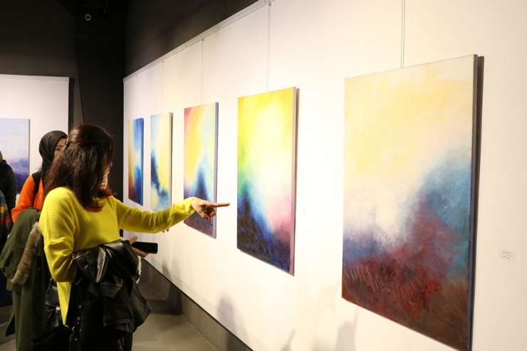 ’Mistik İzlenimler’ İsimli Resim Sergisi Sanatseverler İle Buluştu