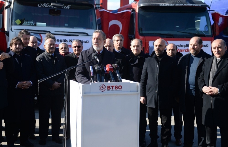 Bursa İş Dünyasından Suriyeli Mültecilere Yardım Eli