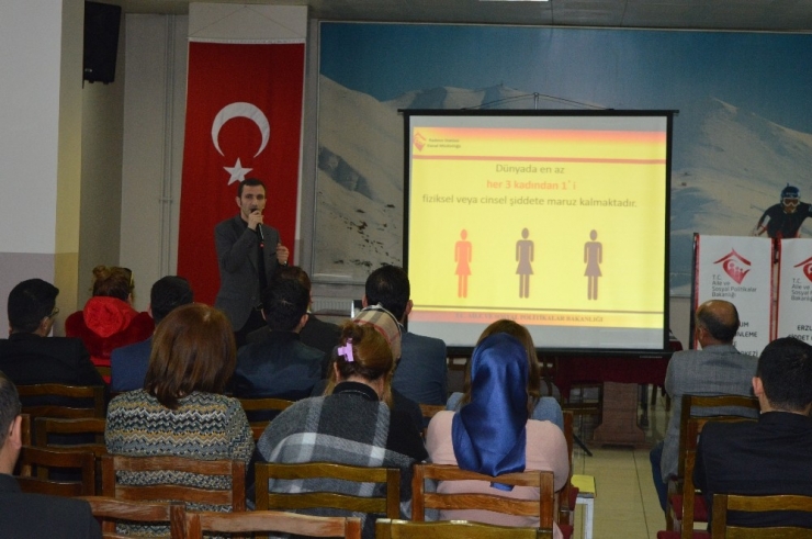 Erzurum’da ‘Kadına Yönelik Şiddetle Mücadele’ Semineri