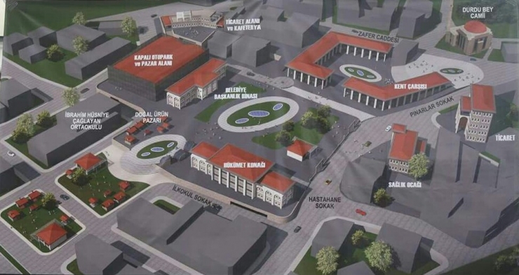 22 Bin Nüfuslu İlçeye 30 Milyon Liralık Meydan Yapılıyor