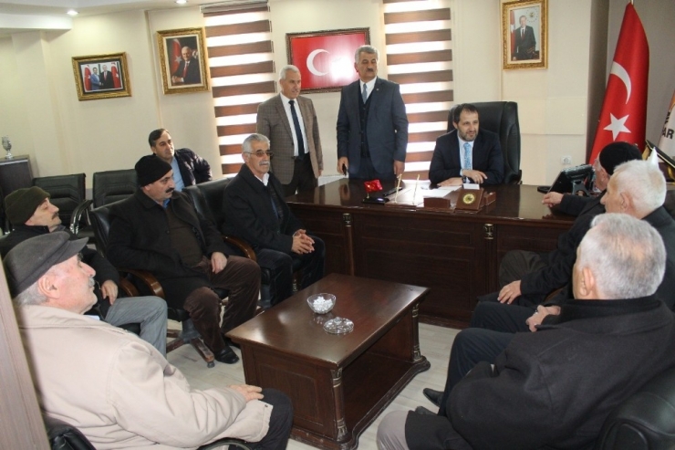 Ak Parti İl Başkanı Gür’e Ziyaretler Devam Ediyor
