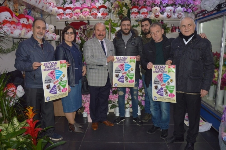 Çiçekçiler Sevgililer Günü Öncesi Korsan Çiçekçilere Savaş Açtı