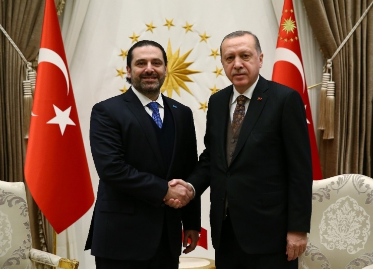 Cumhurbaşkanı Erdoğan, Lübnan Başbakanı Hariri’yi Kabul Etti