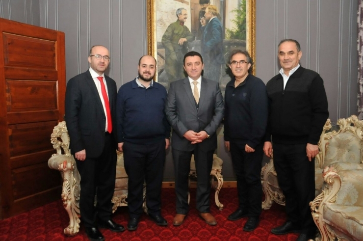 Başkan Bakıcı Konya Selçuk Üniversitesi Mimarlık Fakültesi Öğretim Üyeleri İle Bir Araya Geldi