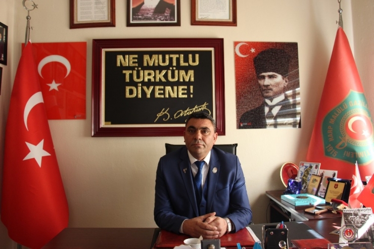 Gaziler, Şehit, Dul Ve Yetimler Derneği’nden Zeytin Dalı Harekatı’na Destek