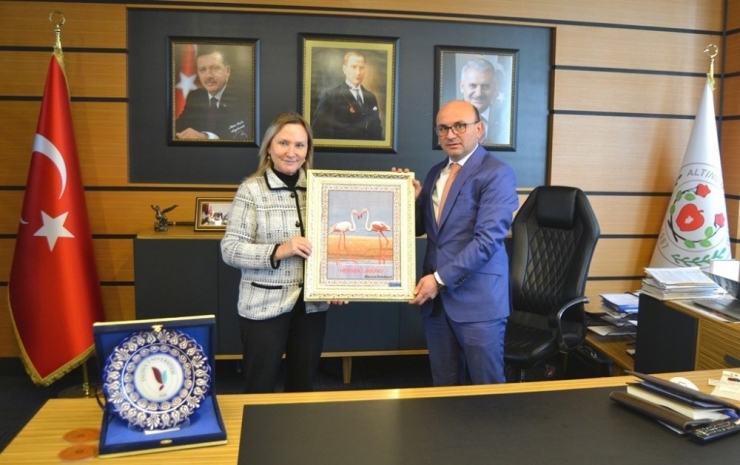 Prof. Alkan’dan Oral’a Ziyaret