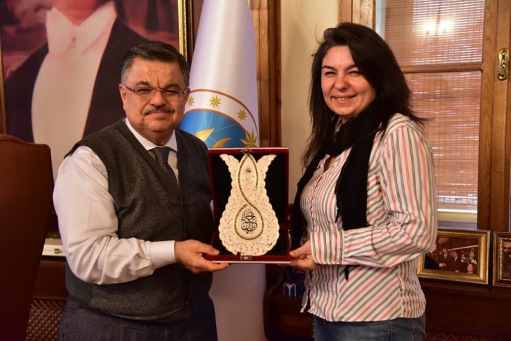 Ak Parti Mkyk Üyesi İskenderoğlu’dan Başkan Yağcı’ya Ziyaret