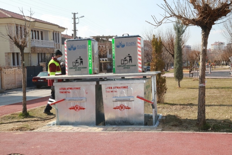 Elazığ’da Yer Altı Çöp Konteynerleri Yaygınlaşıyor
