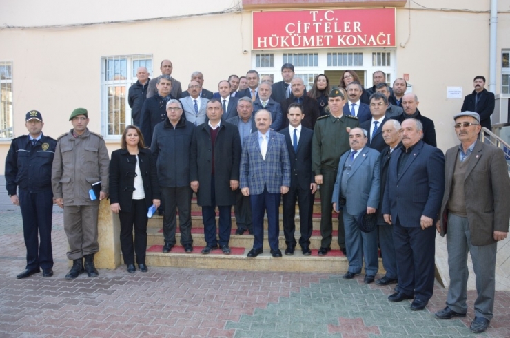 Vali Çakacak Çifteler’i Ziyaret Etti