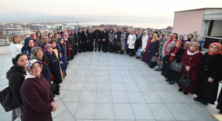 Ak Partili Kadınlardan Başkan Doğan’a Ziyaret