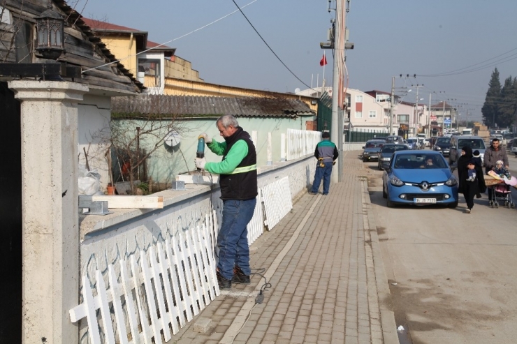 Başiskele’de Dekoratif Duvar Çalışmaları Devam Ediyor
